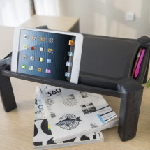 foto de SOPORTE ELEVADOR XL AISENS PARA MONITOR/PORTATIL NEGRO