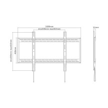foto de SOPORTE AISENS FIJO ULTRA DELGADO MONITOR TV 60-100 130KG