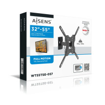 foto de SOPORTE MONITOR AISENS GIRATORIO INCLINABLE MONITOR (2 PIVOTES) 30KG 32-55