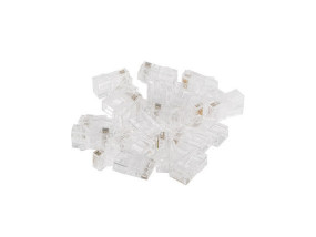 foto de CONECTOR LANBERG CAT.6 UTP 8P8C PASS THROUGH TYPE 100PCS