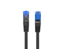 foto de CABLE RED LANBERG LATIGUILLO CAT.6A S/FTP LSZH CCA 0.25M NEGRO FLUKE  PASSED