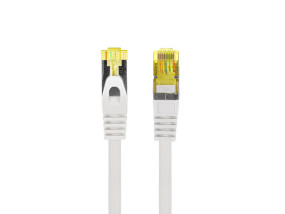 foto de CABLE RED LANBERG LATIGUILLO CAT.6A S/FTP LSZH CU 0.5M GRIS FLUKE PASSED