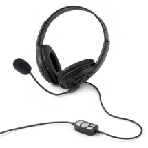 foto de AURICULARES COOLBOX COOLCHAT U1 NEGRO MICROFONO ALAMBRICO USB