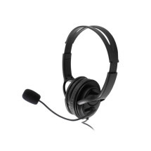 foto de AURICULARES COOLBOX COOLCHAT U1 NEGRO MICROFONO ALAMBRICO USB