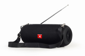 foto de ALTAVOZ PORTATIL GEMBIRD SPK-BT-17 COM RADIO FM 2X5W RMS BLUETOOTH NEGRO