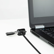 foto de CABLE SEGURIDAD TOOQ CON LLAVE PARA PORTATILES 1.5M