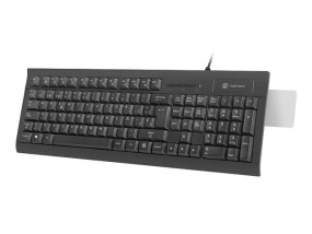foto de TECLADO NATEC MORAY CON LECTOR DE TARJETAS INTELIGENTES USB NEGRO