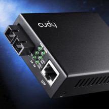 foto de CONVERSOR CUDY 10/100M ETHERNET MEDIA CONVERTER