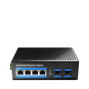 foto de SWITCH CUDY 4-PORT GIGABIT INDUSTRIAL POE WITH 2 GIGABIT SFP PORT
