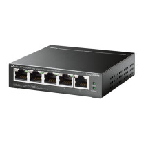 foto de SWITCH TP-LINK PROFESSIONAL 5 PORT GIGABIT EASY SMART 4 PORT POE+