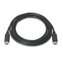 foto de CABLE USB 2.0 AISENS 3A TIPO USB-C M-USB-C M NEGRO 0.5M