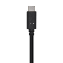 foto de CABLE AISENS USB 3.1 GEN2 10GBPS 3A TIPO USB-C M-A M NEGRO 0,5mts