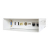 foto de CAJA CONEXIONES AISENS VGA+2XHDMI+JACK3.5+RCA+1XUSB+2XRJ45 CAT.6A STP BLANCO