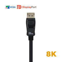 foto de CABLE AISENS DISPLAYPORT CERTIFICADO V1.4 8K60HZ M/M 2.0M NEGRO