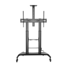 foto de SOPORTE SUELO AISENS RUEDAS/MANIVELA/BANDEJA DVI CAMARA/MONITOR 60-100/100KG