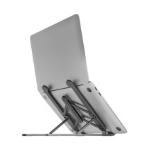 foto de SOPORTE SOBREMESA AISENS AJUSTABLE PARA PORTATIL TABLET GRIS OSCURO