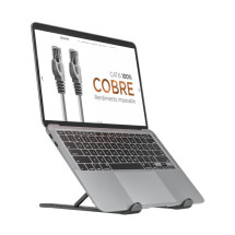 foto de SOPORTE SOBREMESA AISENS AJUSTABLE PARA PORTATIL TABLET GRIS OSCURO