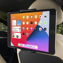 foto de SOPORTE TABLET AISENS COCHE AJUSTABLE (1 PIVOTE) REPOSACABEZAS NEGRO