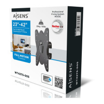 foto de SOPORTE AISENS PARED GIRATORIO E INCLINABLE MONITOR TV 23-42 25KG