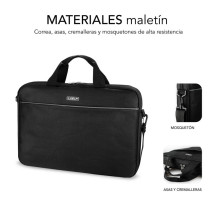 foto de KIT MALETIN+RATON SUBBLIM LAPTOP BAG 15,6 NEGRO