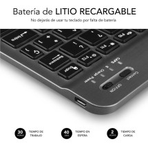 foto de TECLADO TABLET SUBBLIM SMART BT KEYBOARD GREY