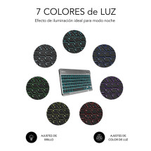 foto de TECLADO SUBBLIM SMART BACKLIT BLUETOOTH RETROILUMINDO GRIS