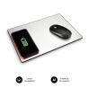 foto de CARGADOR SUBBLIM MOUSEPAD WIRELESS CHARGER ALUMINUM SILVER 10W