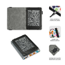 foto de FUNDA TABLET SUBBLIM CLEVER EBOOK CASE 6 MARIPOSAS