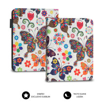 foto de FUNDA TABLET SUBBLIM CLEVER EBOOK CASE 6 MARIPOSAS
