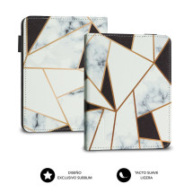 foto de FUNDA TABLET SUBBLIM CLEVER EBOOK CASE 6 MARMOL NEGRO