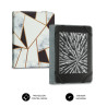 foto de FUNDA TABLET SUBBLIM CLEVER EBOOK CASE 6 MARMOL NEGRO