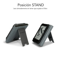 foto de FUNDA TABLET SUBBLIM CLEVER EBOOK STAND CASE 6 GREY