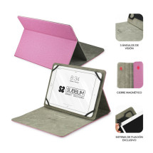 foto de FUNDA TABLET SUBBLIM CLEVER STAND TABLET CASE 10,1 PINK