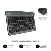 foto de FUNDA TABLET SUBBLIM KEYTAB PRO BLUETOOTH 10,1 BLACK