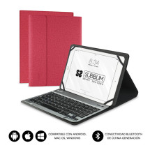 foto de FUNDA TABLET SUBBLIM KEYTAB PRO BLUETOOTH 10,1 RED