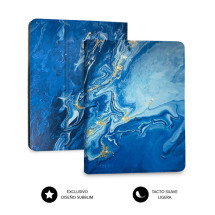 foto de FUNDA TABLET SUBBLIM KEYTAB PRO BT TRENDY MARMOL AZUL