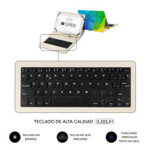 foto de FUNDA TABLET SUBBLIM KEYTAB USB 11 TRIANGULOS