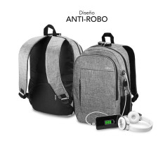 foto de MOCHILA SUBBLIM URBAN LOCK BACKPACK 16 GREY
