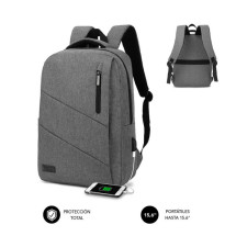 foto de MOCHILA SUBBLIM CITY BACKPACK 15,6 GREY