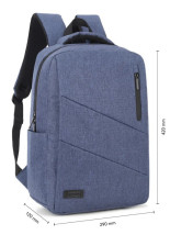 foto de MOCHILA SUBBLIM CITY BACKPACK 15,6 BLUE