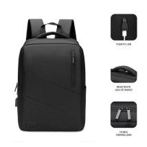 foto de MOCHILA SUBBLIM CITY BACKPACK 15,6 BLACK