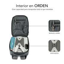 foto de MOCHILA SUBBLIM TRAVELLER AIRPADDING BACKPACK 15,6 GREY