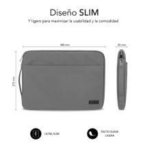 foto de FUNDA PORTATIL SUBBLIM URBAN LAPTOP SLEEVE 13,3-14 GREY