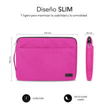 foto de FUNDA PORTATIL SUBBLIM FUNDA ORDENADOR URBAN LAPTOP SLEEVE 15,6 PINK