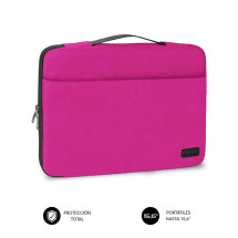 foto de FUNDA PORTATIL SUBBLIM ELEGANT LAPTOP SLEEVE 15,6 PINK