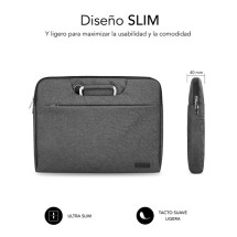 foto de FUNDA PORTATIL SUBBLIM BUSINESS LAPTOP SLEEVE 15,6 GREY