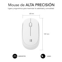 foto de RATON SUBBLIM BUSINESS BLANCO RF INALAMBRICO PILAS