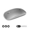 foto de RATON SUBBLIM DUAL FLAT MOUSE SILVER RECHARGEABLE