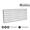 foto de TECLADO SUBBLIM KEYBOARD ADVANCE COMPACT SILVER