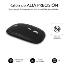 foto de COMBO TECLADO RATON SUBBLIM MULTIDISPOSITIVO BLUETOOTH GRIS/NEGRO
